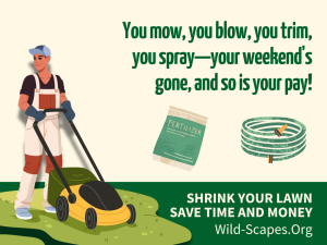 You mow, you blow, you trim, you spray—your weekend's gone, and so is your pay!